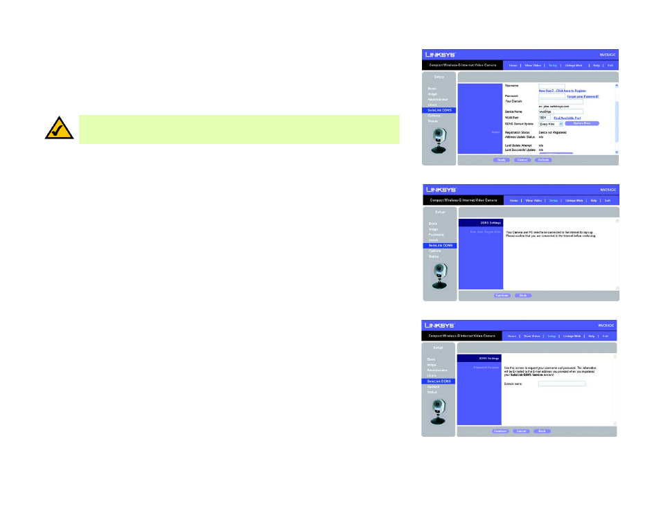 Linksys WVC54GC User Manual | Page 62 / 91