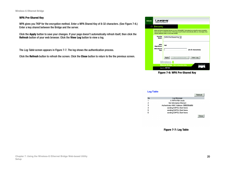 Linksys WET54G V3 User Manual | Page 26 / 54