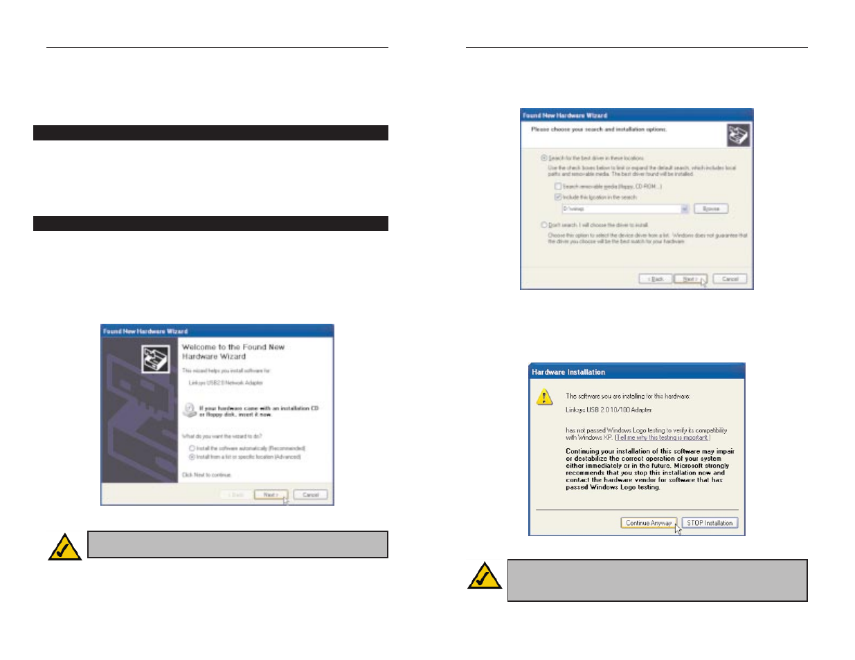 Chapter 8: windows xp installation | Linksys Compact USB 2.0 User Manual | Page 17 / 29