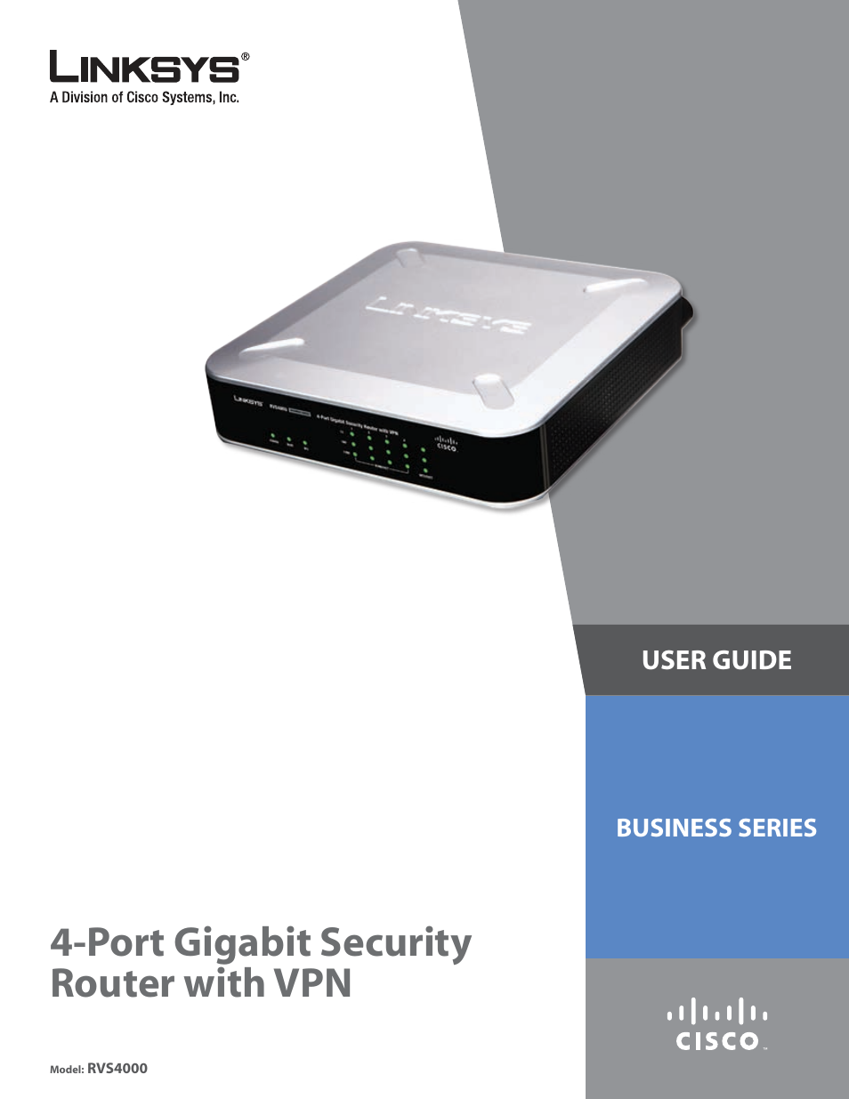 Linksys RVS4000 User Manual | 68 pages