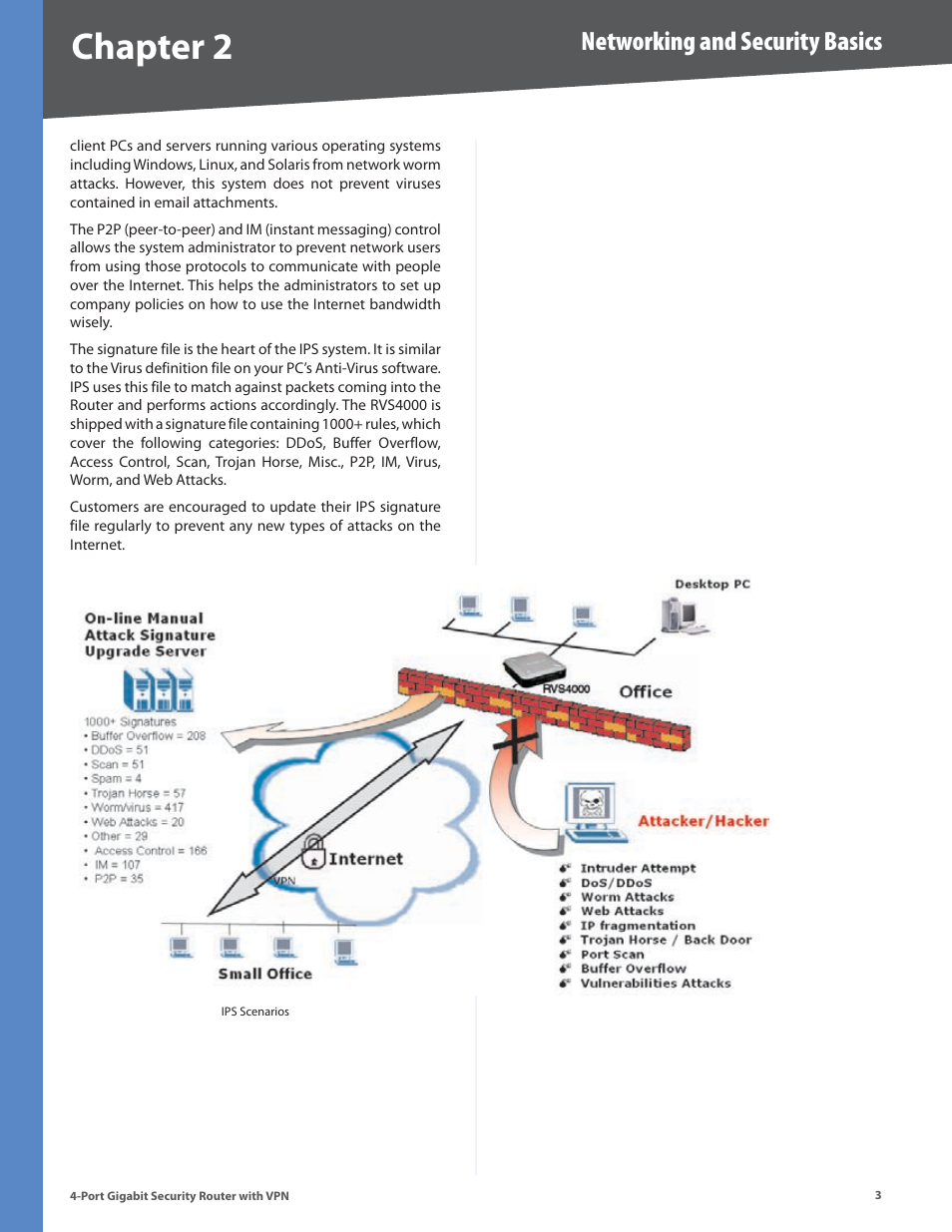 Chapter, Networking and security basics | Linksys RVS4000 User Manual | Page 8 / 68