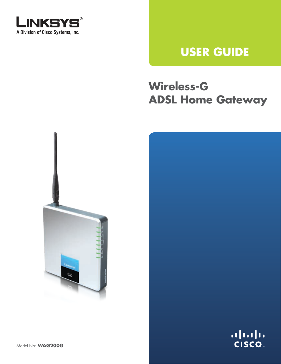Linksys WAG200G User Manual | 39 pages