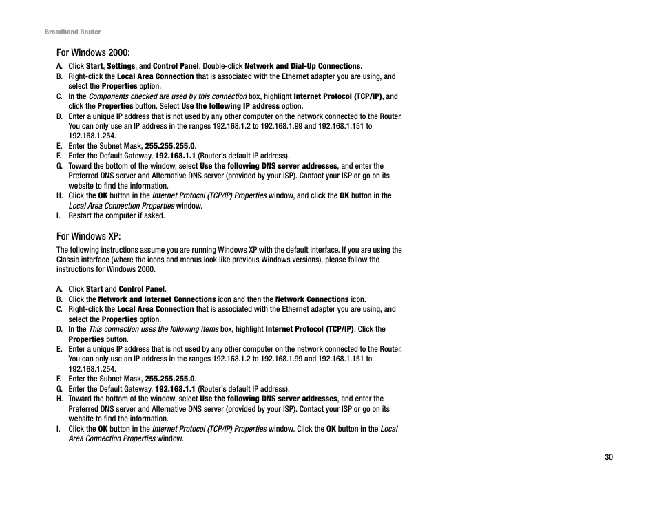 Linksys RT042 User Manual | Page 36 / 68