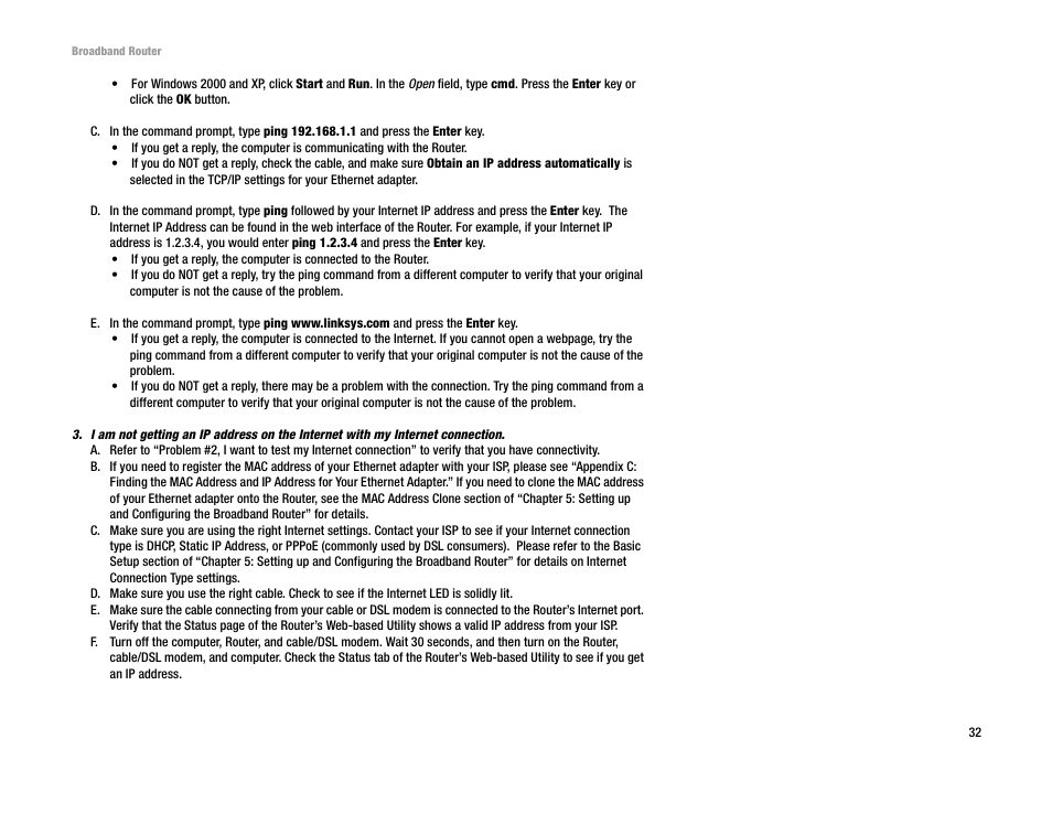 Linksys RT042 User Manual | Page 38 / 68