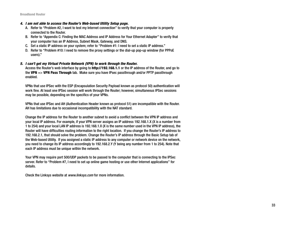 Linksys RT042 User Manual | Page 39 / 68