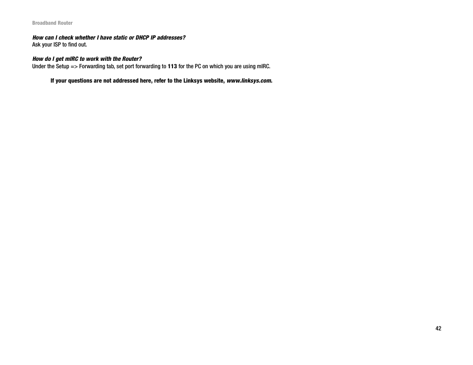 Linksys RT042 User Manual | Page 48 / 68