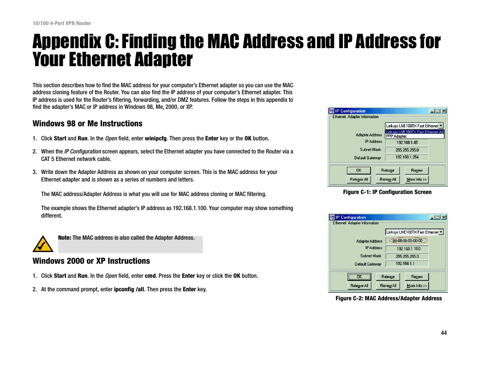 Linksys RT042 User Manual | Page 50 / 68