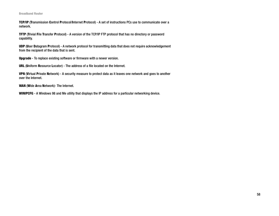 Linksys RT042 User Manual | Page 64 / 68