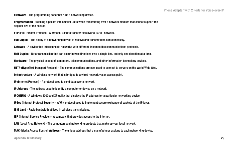 Linksys PAP2-VU User Manual | Page 34 / 46