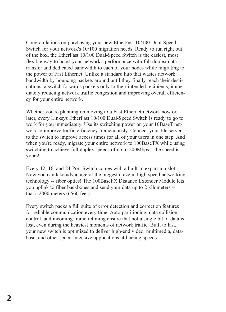 Introduction | Linksys DSSXFXST User Manual | Page 4 / 20
