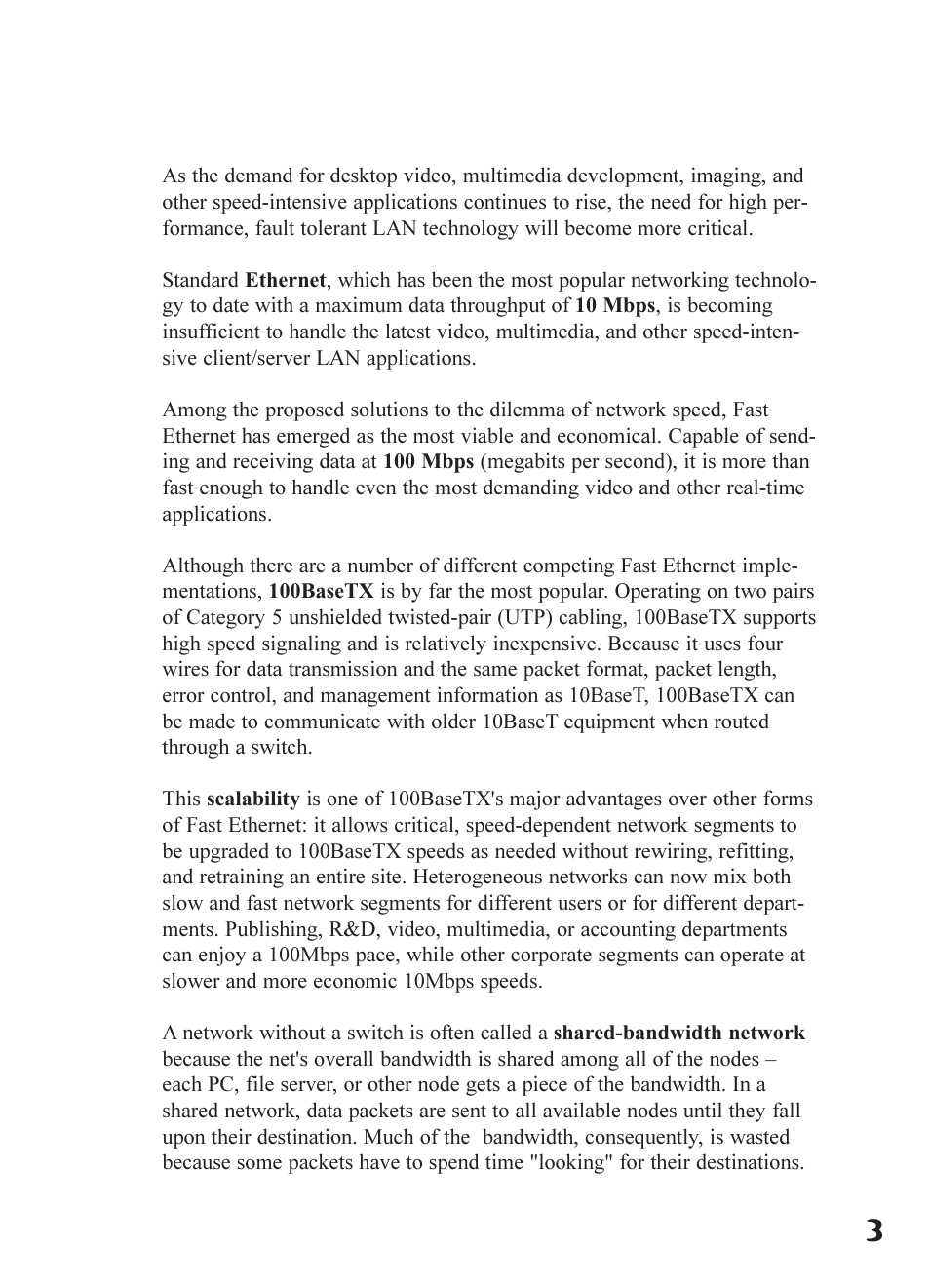 About fast ethernet | Linksys DSSXFXST User Manual | Page 5 / 20