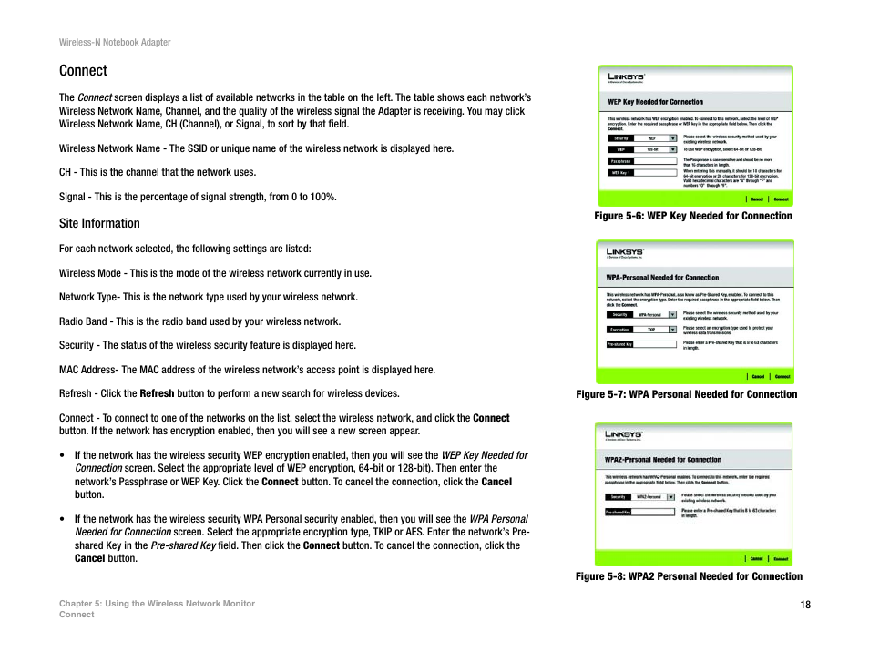 Connect | Linksys 2 User Manual | Page 24 / 65