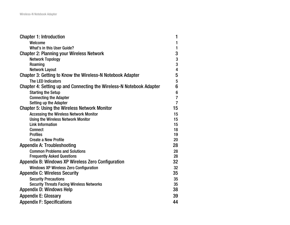 Linksys 2 User Manual | Page 3 / 65