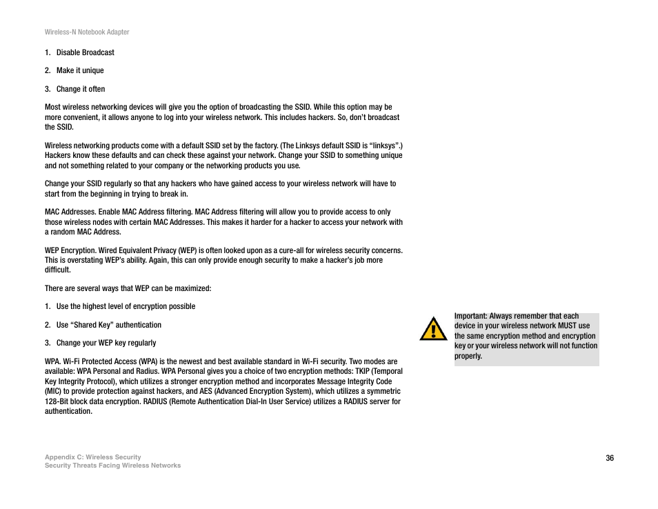 Linksys 2 User Manual | Page 42 / 65