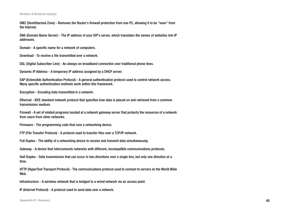 Linksys 2 User Manual | Page 46 / 65