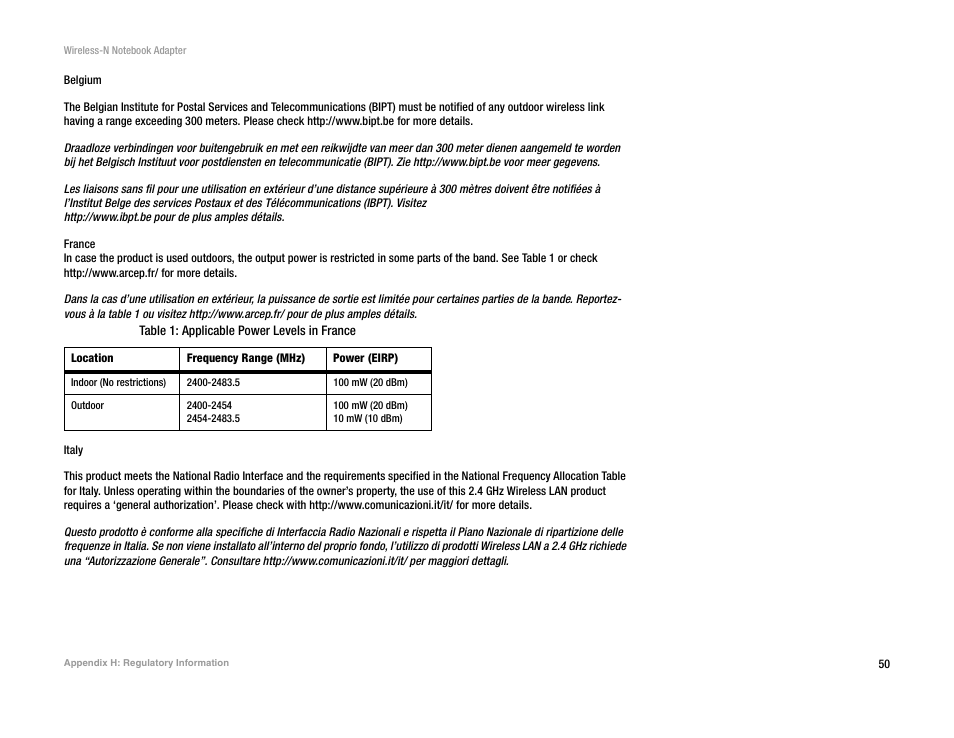 Linksys 2 User Manual | Page 56 / 65
