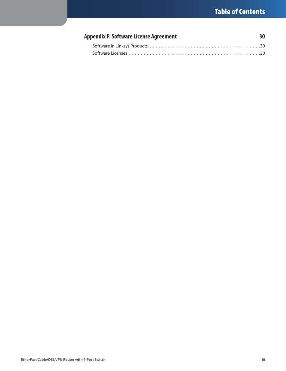 Linksys BEFVP41 User Manual | Page 4 / 45