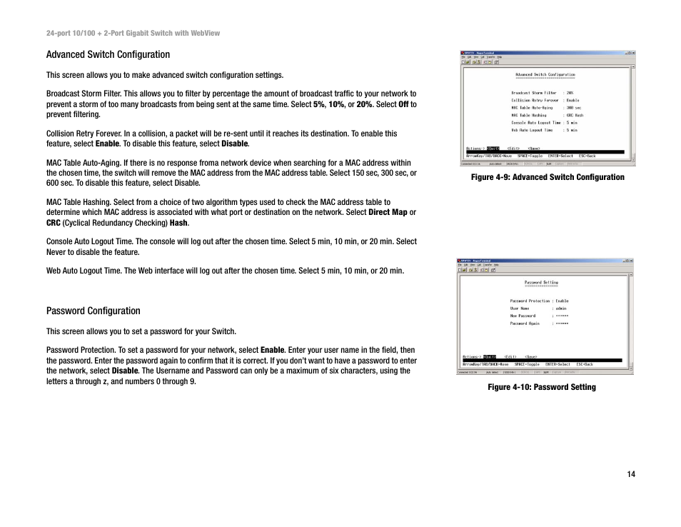 Linksys SRW224 User Manual | Page 20 / 47