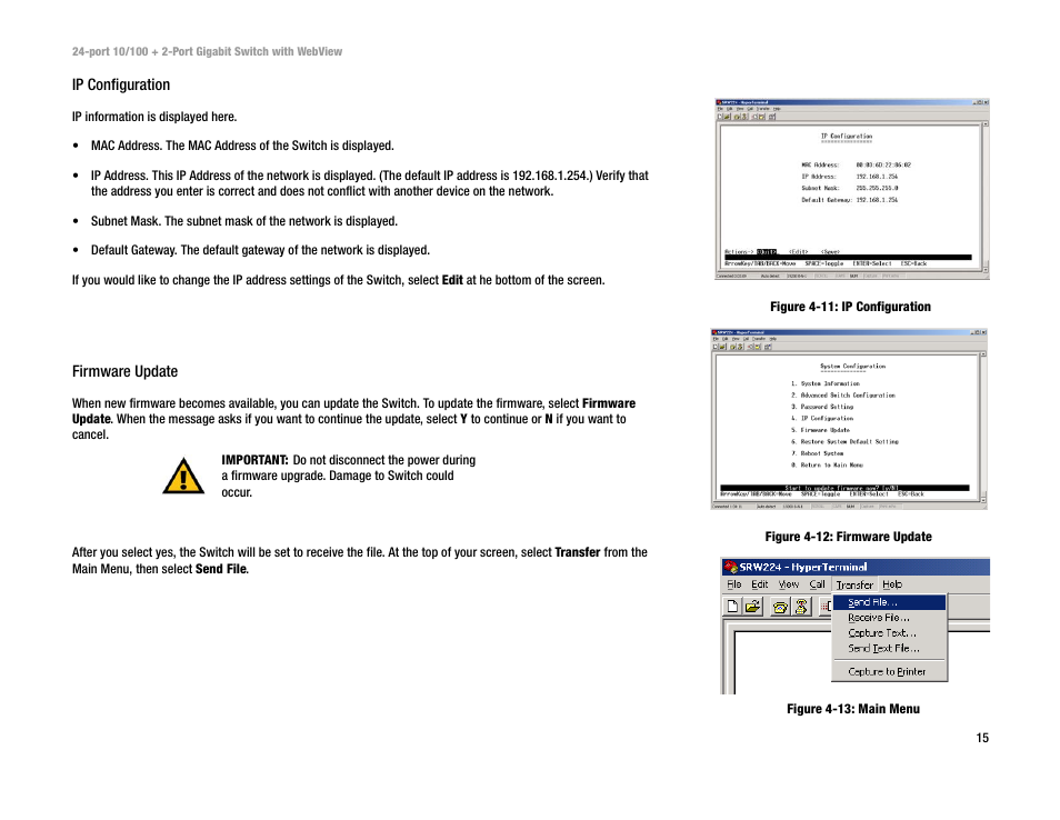 Linksys SRW224 User Manual | Page 21 / 47