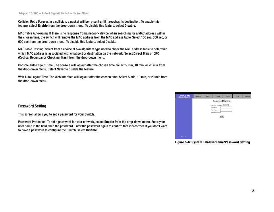 Linksys SRW224 User Manual | Page 27 / 47