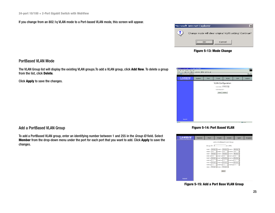 Linksys SRW224 User Manual | Page 31 / 47