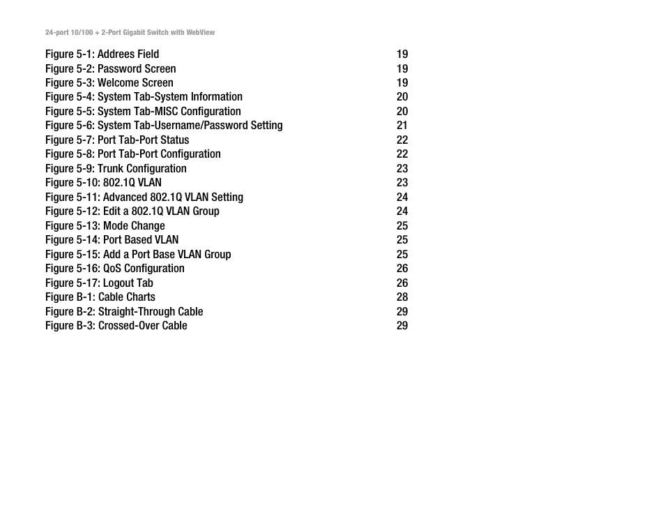 Linksys SRW224 User Manual | Page 6 / 47