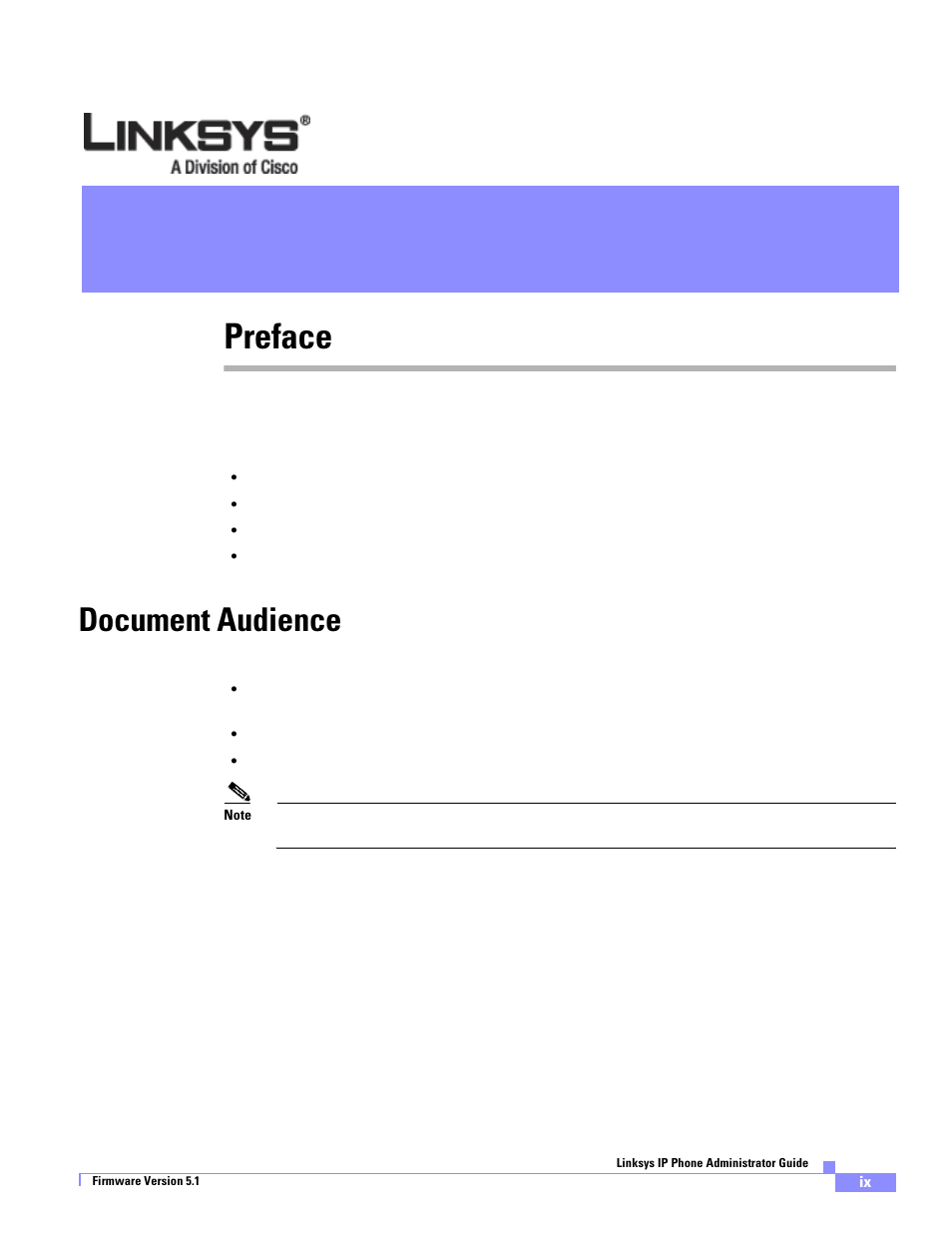 Preface, Document audience | Linksys SPA 900 Series User Manual | Page 10 / 165