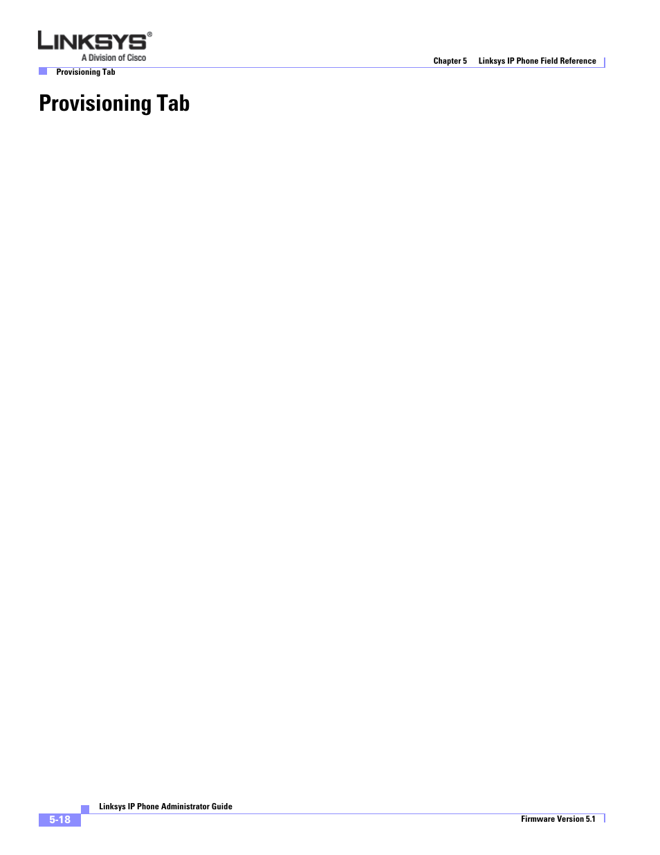 Provisioning tab | Linksys SPA 900 Series User Manual | Page 123 / 165