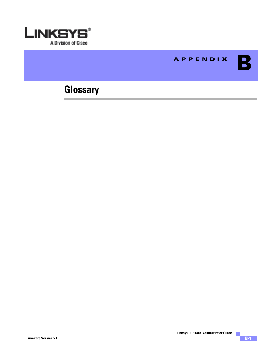 Glossary | Linksys SPA 900 Series User Manual | Page 164 / 165