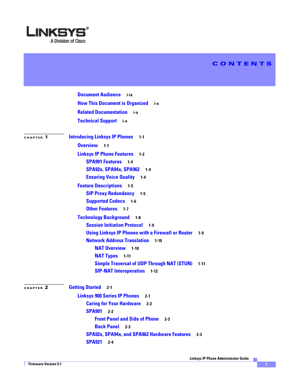 Linksys SPA 900 Series User Manual | Page 2 / 165