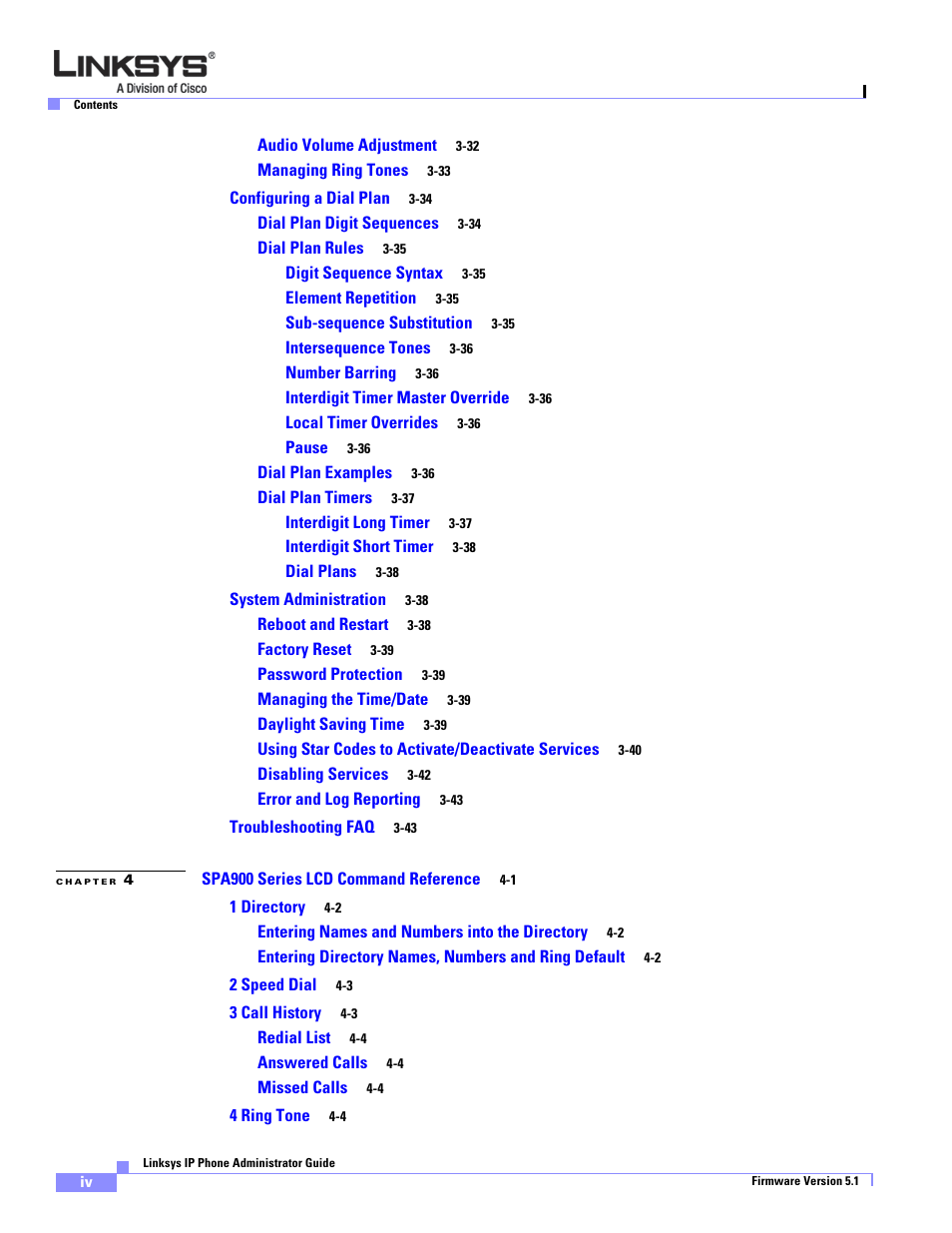 Linksys SPA 900 Series User Manual | Page 5 / 165