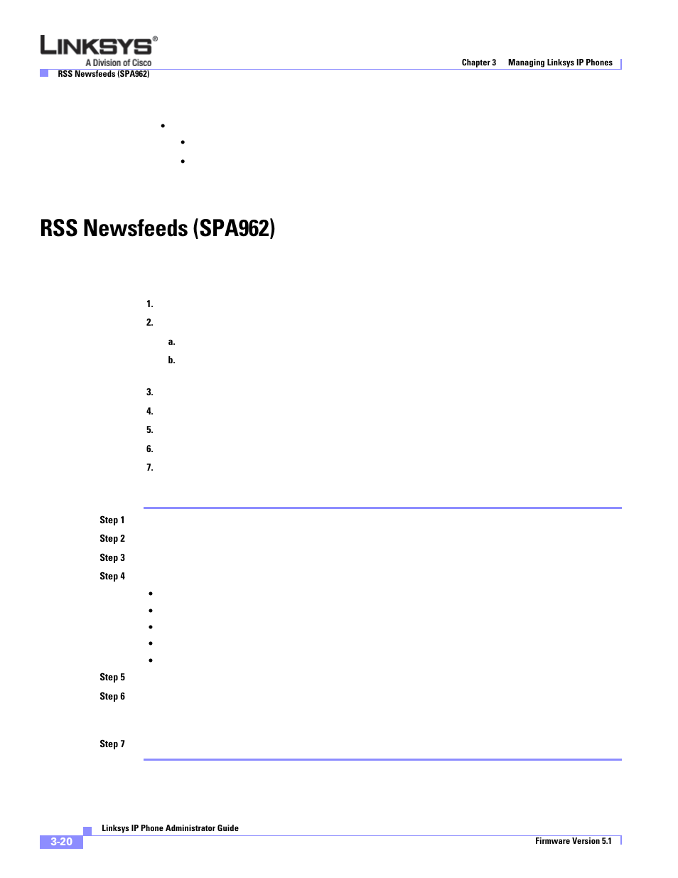 Rss newsfeeds (spa962) | Linksys SPA 900 Series User Manual | Page 63 / 165