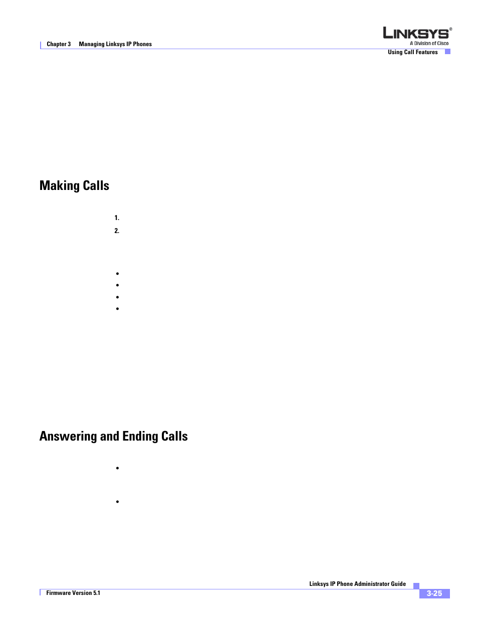 Making calls, Answering and ending calls | Linksys SPA 900 Series User Manual | Page 68 / 165