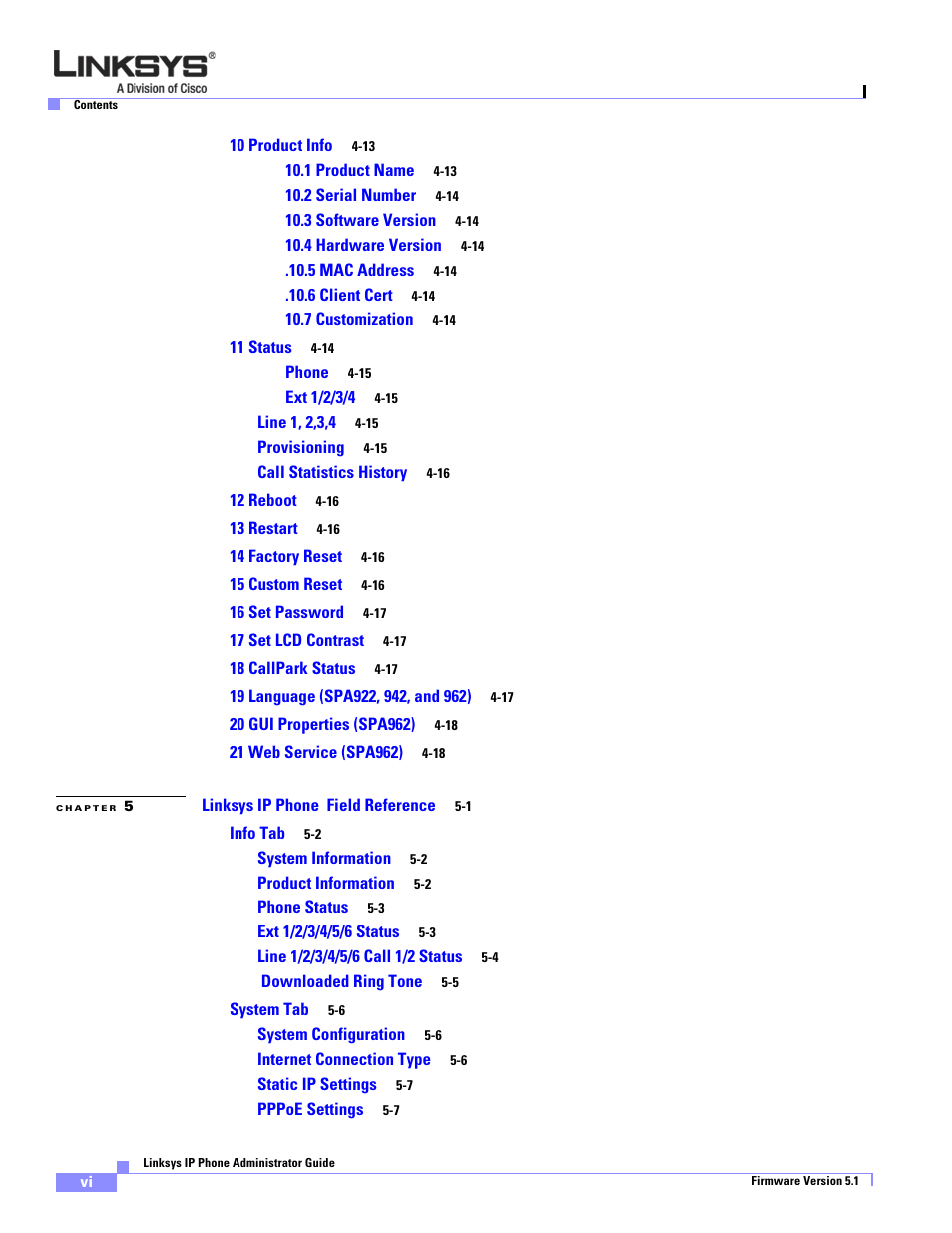 Linksys SPA 900 Series User Manual | Page 7 / 165