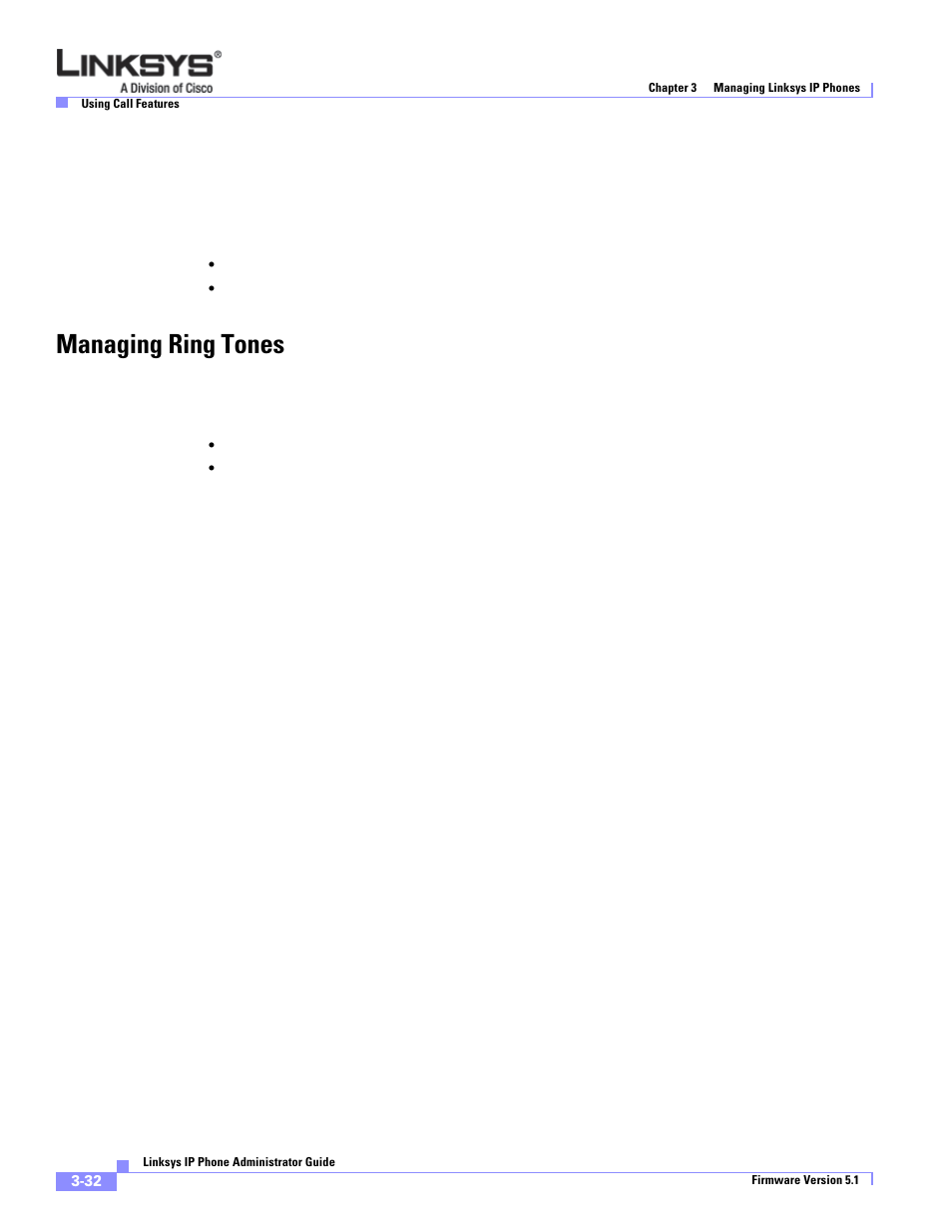 Managing ring tones | Linksys SPA 900 Series User Manual | Page 75 / 165