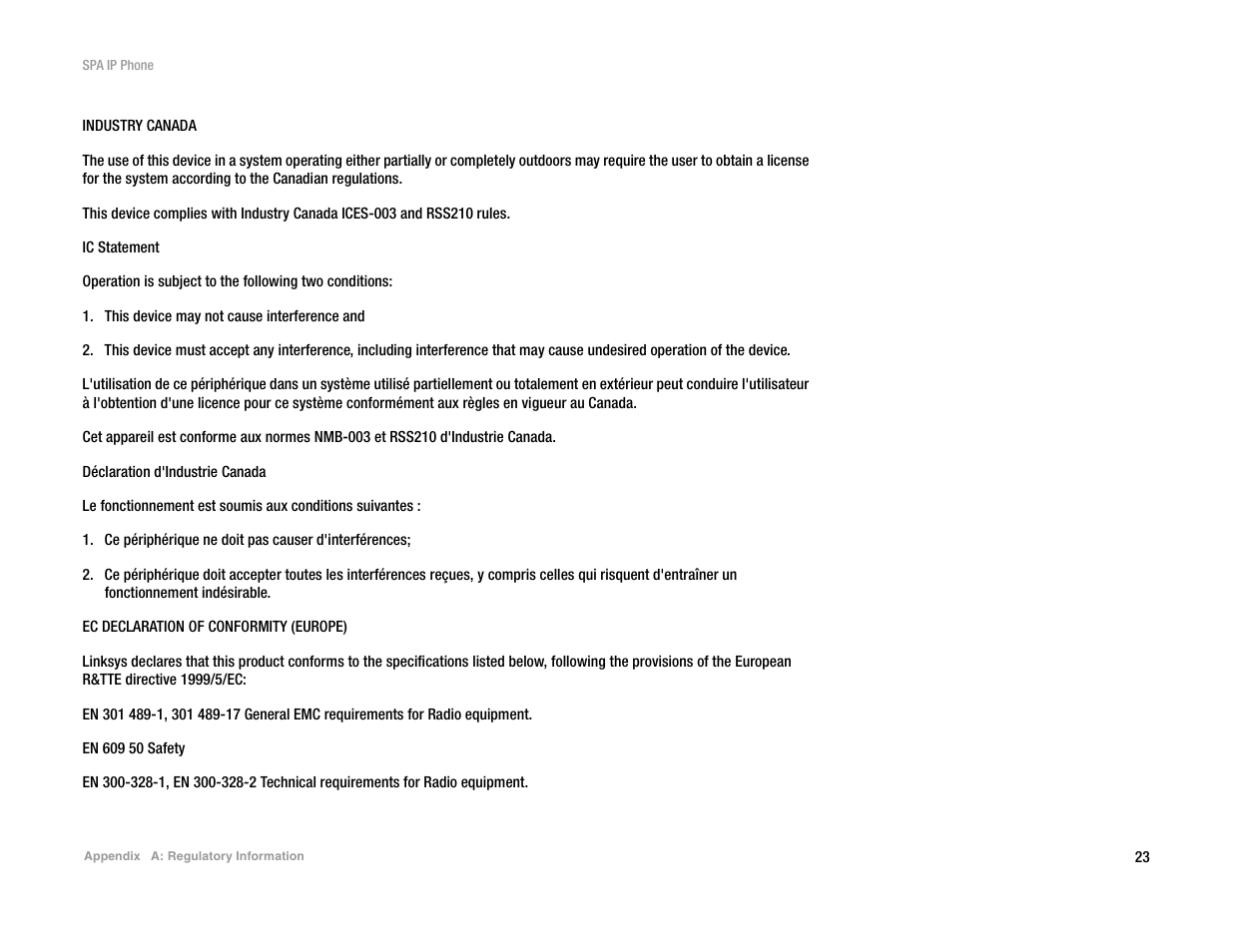 Linksys SPA962 User Manual | Page 27 / 32