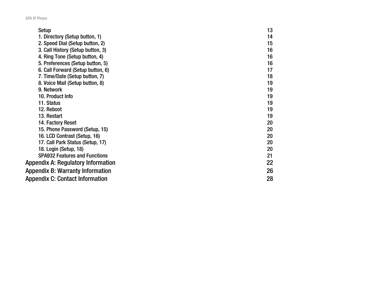 Linksys SPA962 User Manual | Page 3 / 32