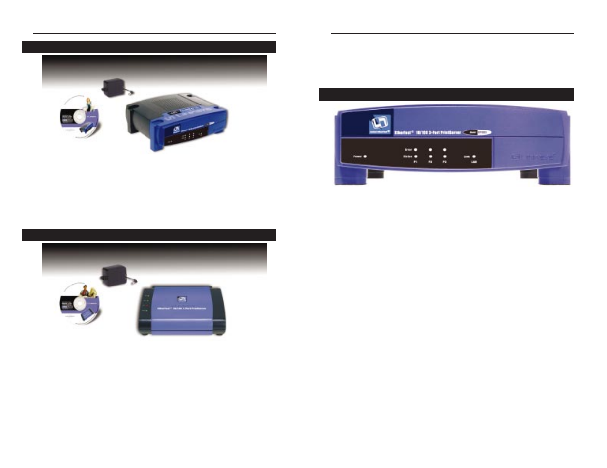 Chapter 2: getting to know the etherfast, Port printserver | Linksys EPSX3 User Manual | Page 5 / 40