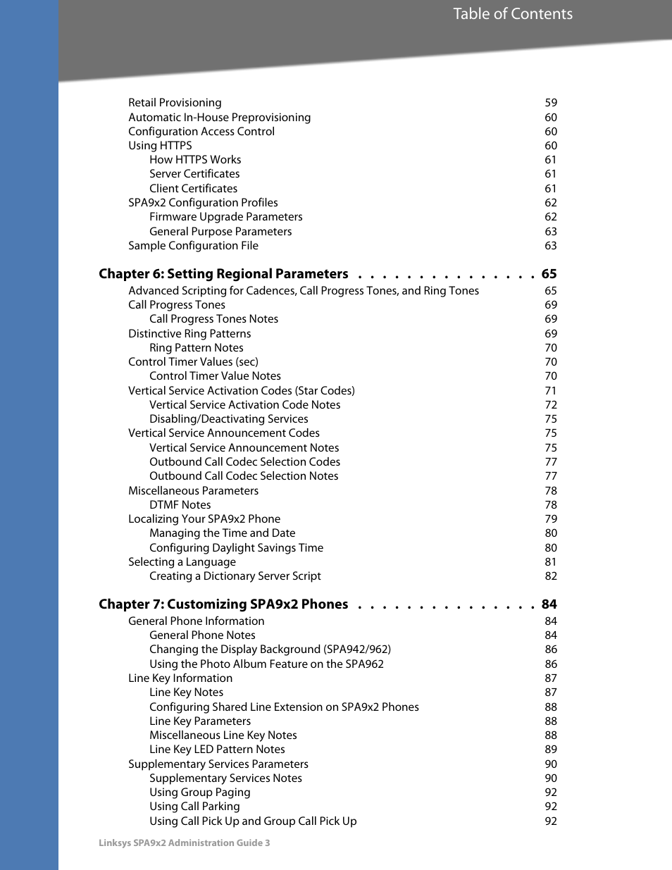 Linksys BUSINESS SPA922 User Manual | Page 4 / 196