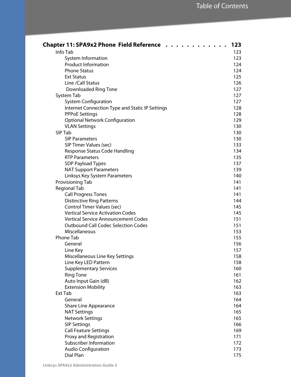 Linksys BUSINESS SPA922 User Manual | Page 6 / 196