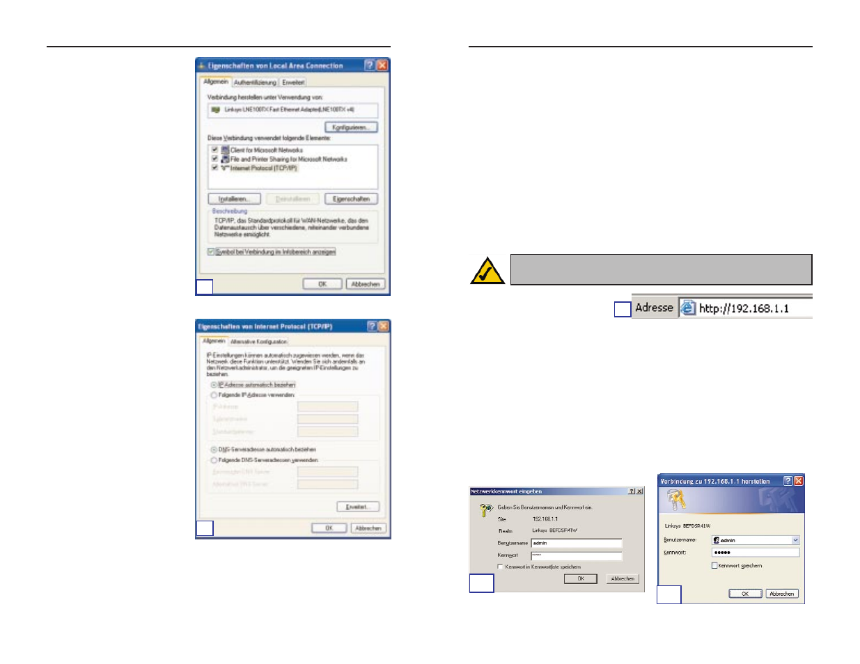 Schritt 3: konfigurieren des adsl-gateways | Linksys INSTANT BROADBAND BEFDSR41W User Manual | Page 31 / 69