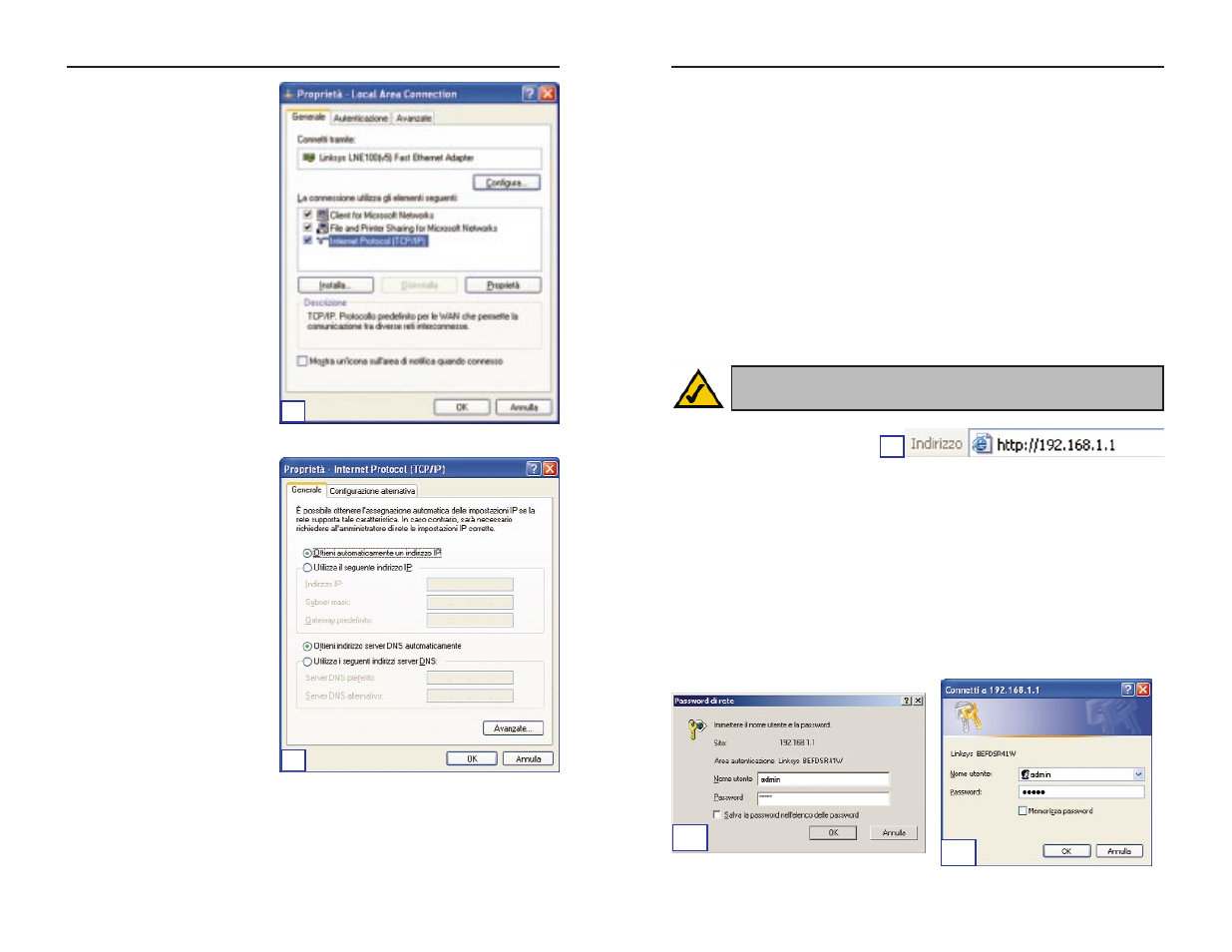 Passaggio 3: configurazione del gateway adsl | Linksys INSTANT BROADBAND BEFDSR41W User Manual | Page 42 / 69