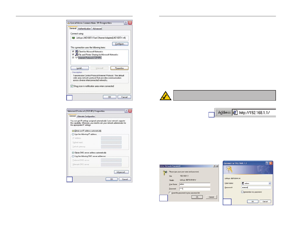 Step 3: configure the adsl gateway | Linksys INSTANT BROADBAND BEFDSR41W User Manual | Page 9 / 69