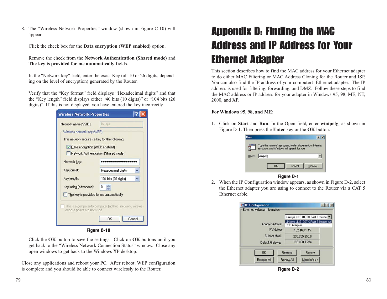 Linksys BEFW11S4 User Manual | Page 44 / 55