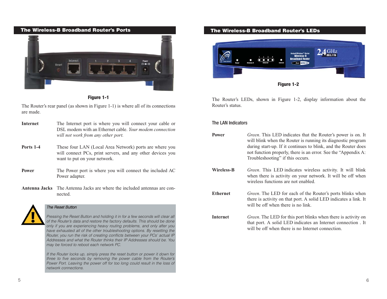 Linksys BEFW11S4 User Manual | Page 7 / 55