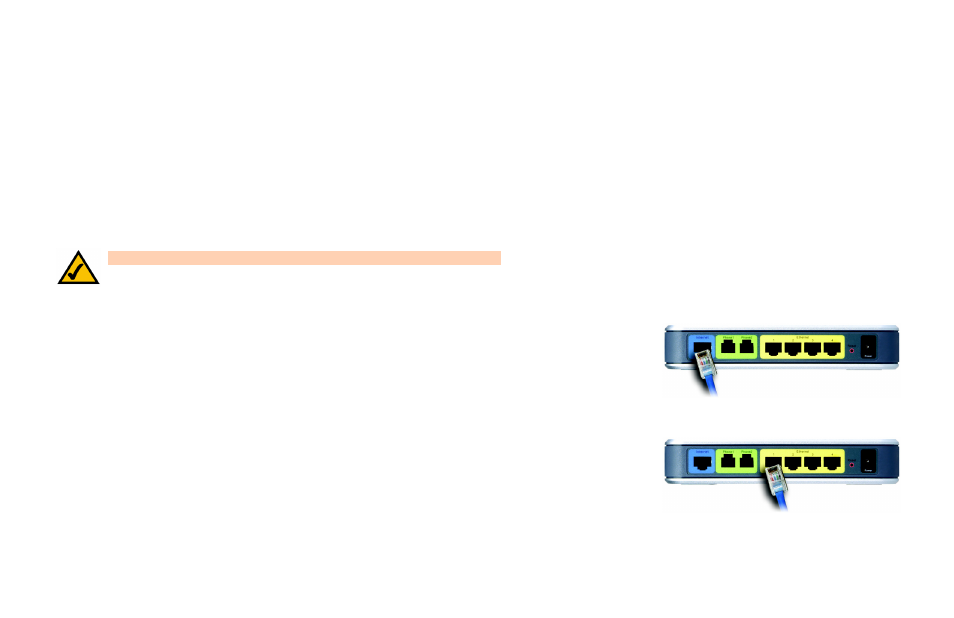 Chapter 4: connecting the router, Overview, Connecting the router to your broadband modem | Linksys RTP300 User Manual | Page 17 / 96