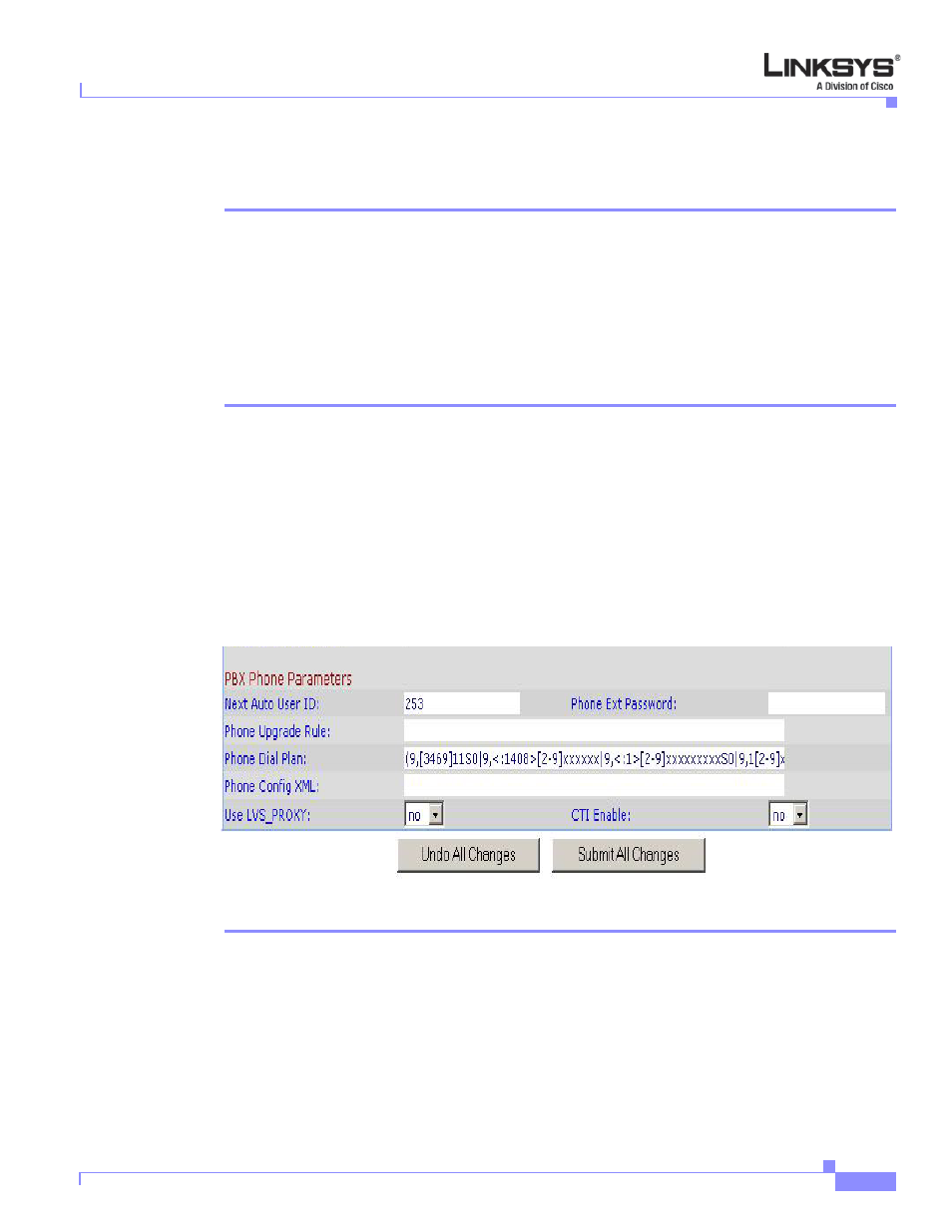 Configuring the spa9000 for the spa932, Configuring the broadsoft server for the spa932 | Linksys VOICE SYSTEM SPA 900 SERIES User Manual | Page 52 / 165