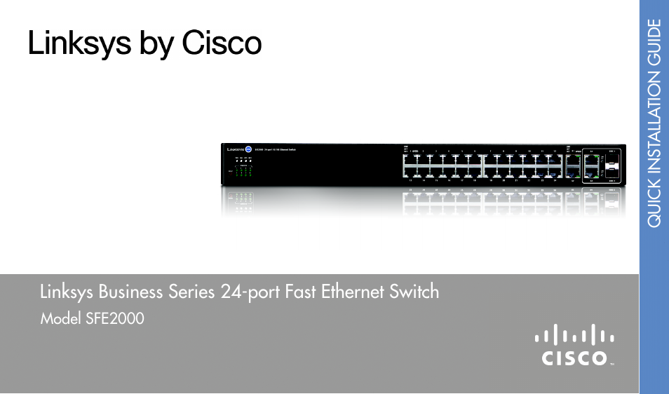 Linksys SFE2000 User Manual | 28 pages