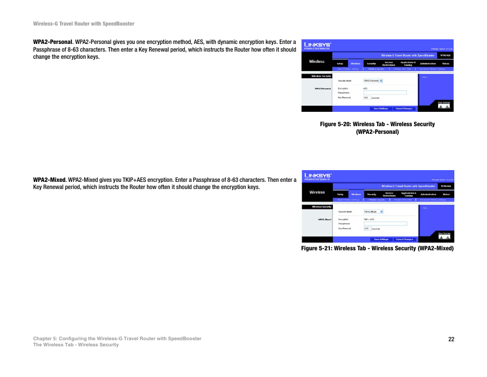 Linksys WTR54GS User Manual | Page 28 / 86
