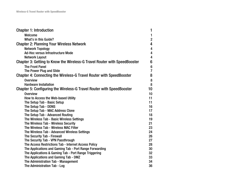 Linksys WTR54GS User Manual | Page 3 / 86